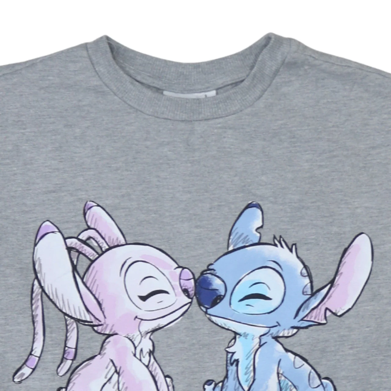Disney Womens Grey Stitch Sweatshirt Size S Crew Neck Pullover - Image 8