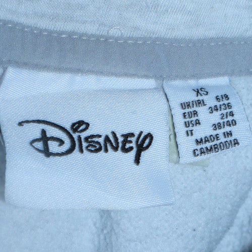 Disney Womens Grey XS Pullover Hoodie Mickey Print Casual Sweatshirt - Image 6