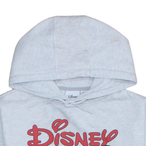 Disney Womens Grey XS Pullover Hoodie Mickey Print Casual Sweatshirt - Image 7
