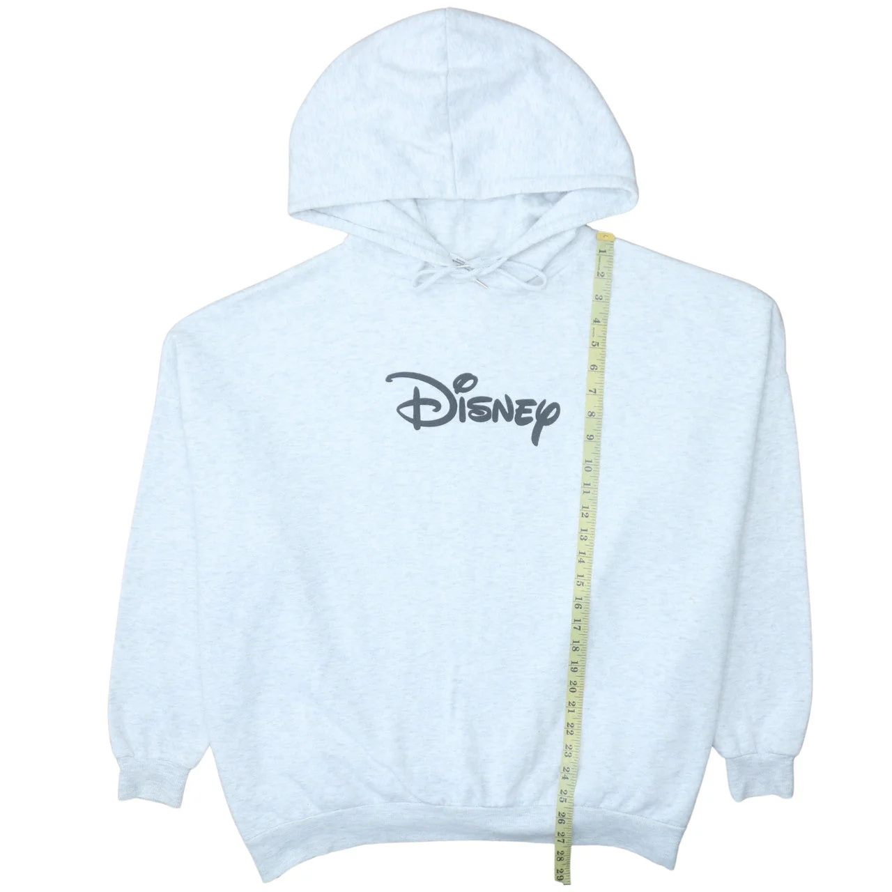 Disney Women's Light Grey 2XL Pullover Hoodie with Logo Print - Image 2