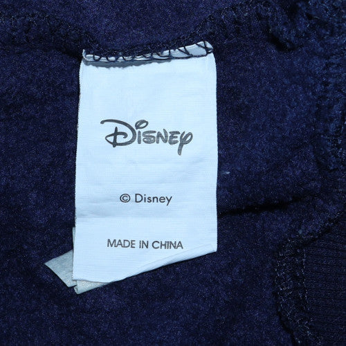 Disney Womens Navy Stitch Sweatshirt XL 18/20 Pullover Cotton Casual - Image 5
