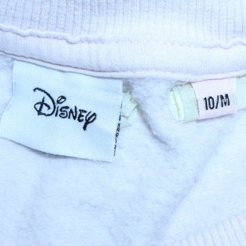 Disney Womens Pink Mickey & Minnie Cotton Sweatshirt Size 10 M - Image 5
