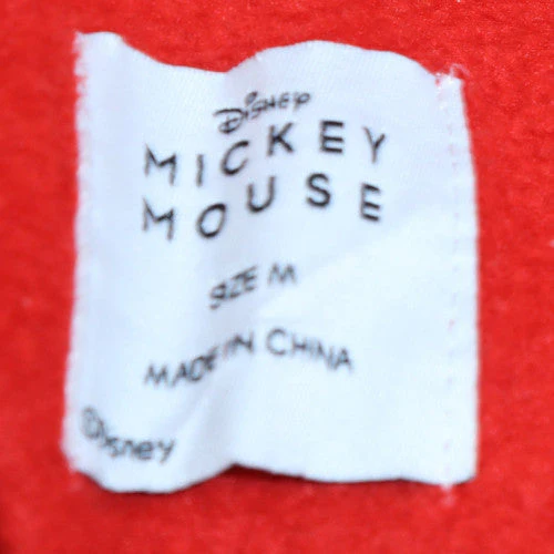 Disney Women's Red Mickey Mouse Pullover Hoodie Medium - Image 6