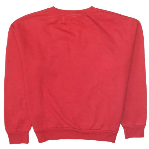 Disney Womens Red Mickey Mouse Pullover Sweatshirt Size 12/14 - Image 4