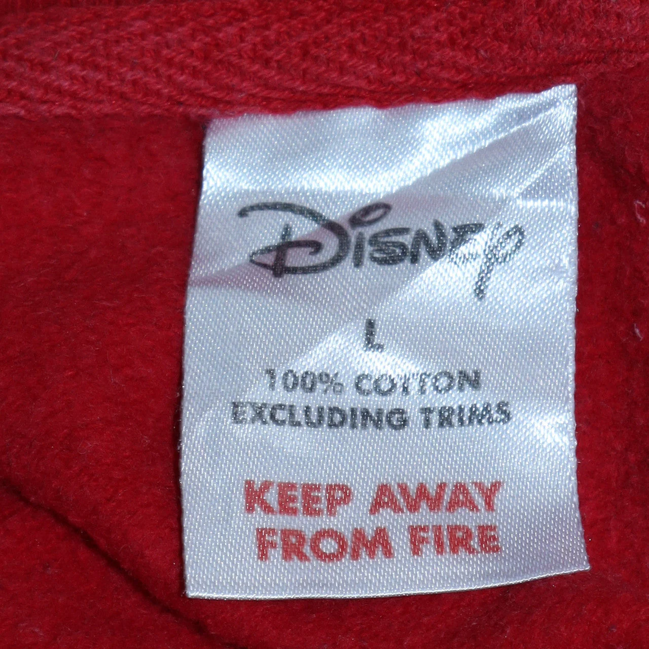 Disney Women's Red Minnie Mouse Pullover Sweatshirt Size L - Image 5