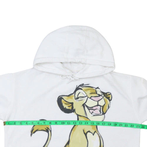 Disney Womens White Hoodie Nala Lion King Graphic Print Size 12-14 - Image 3