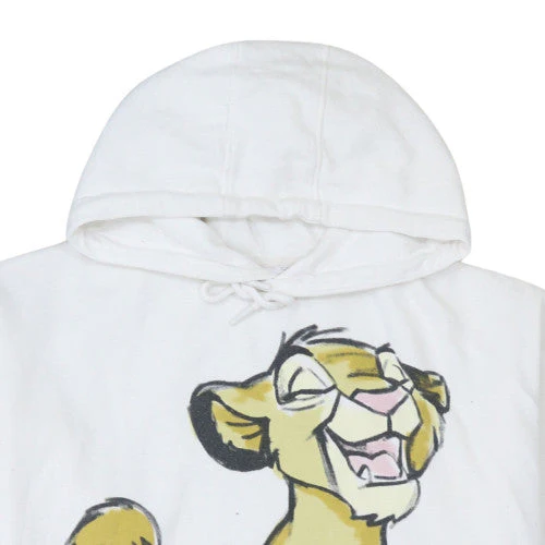 Disney Womens White Hoodie Nala Lion King Graphic Print Size 12-14 - Image 7