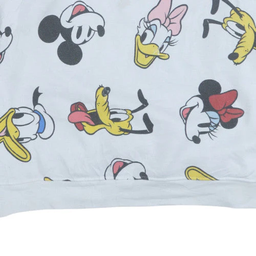 Disney Women's White Mickey & Friends Pullover Sweatshirt UK 22/24 - Image 8