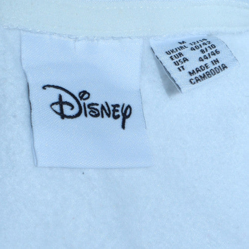 Disney Womens White Mickey Mouse Pullover Hoodie Size M - Image 6