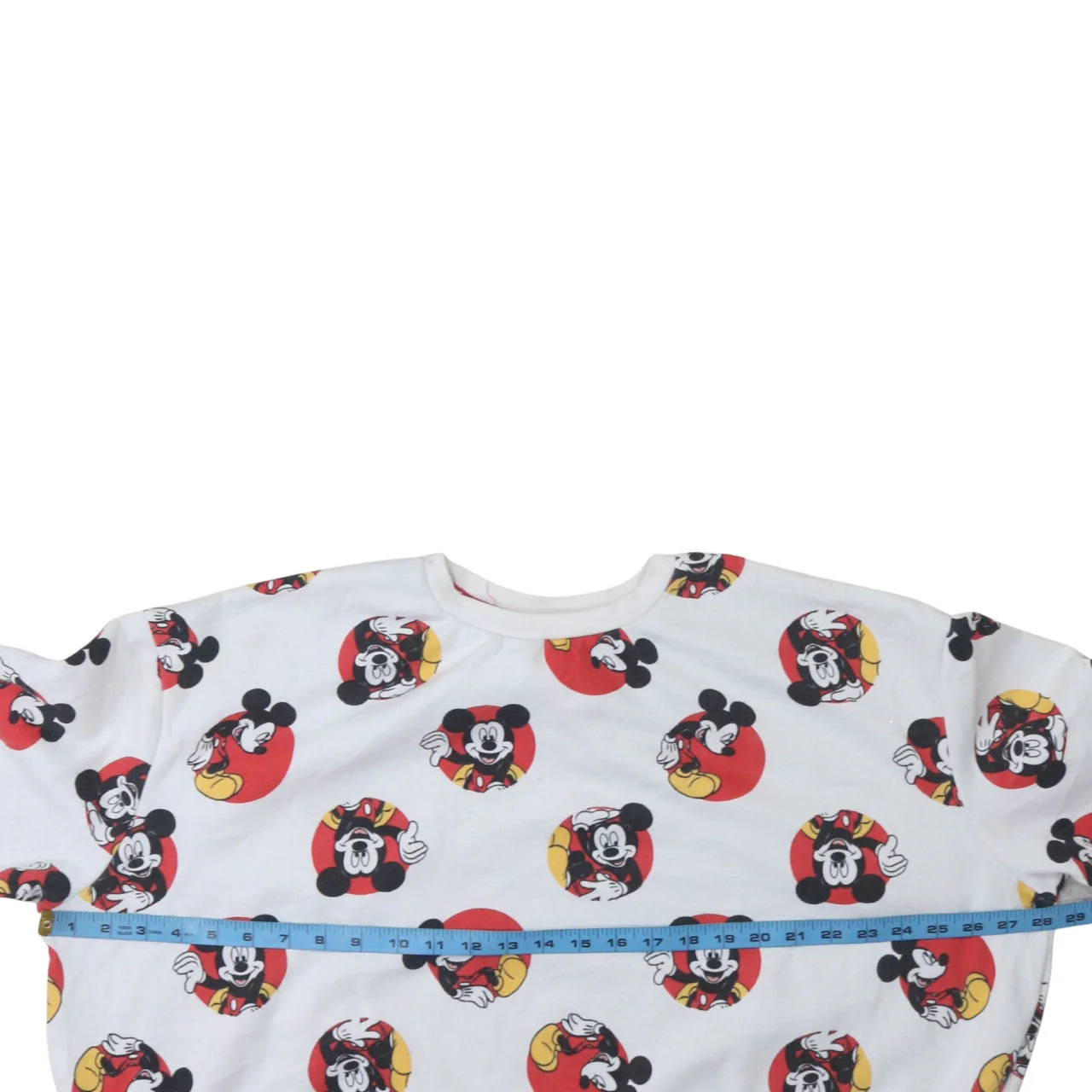 Disney Women's White Mickey Mouse Pullover Sweatshirt XL - Image 2