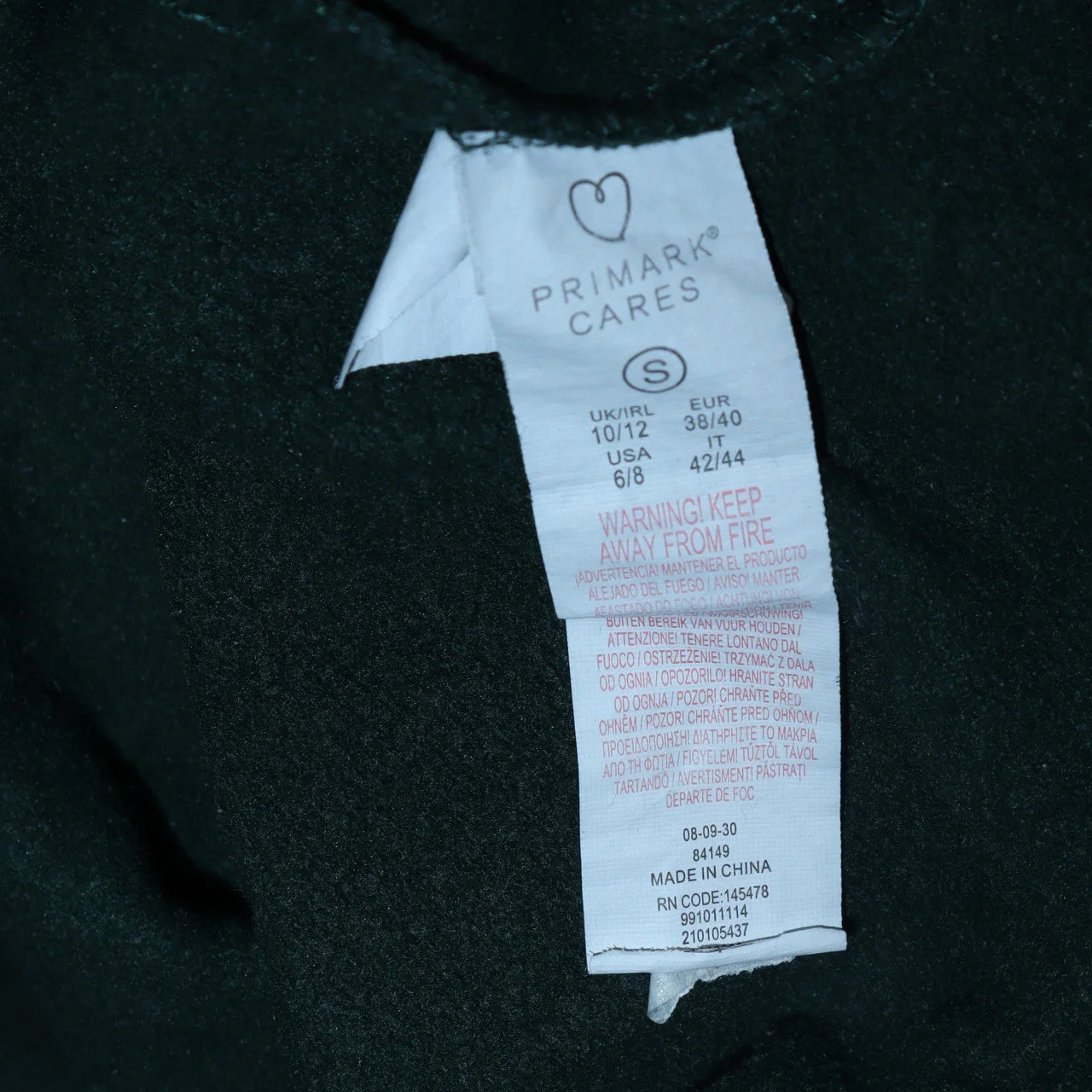 Disney x Primark Women’s Green Pullover Hoodie Size S UK 10/12 - Image 6