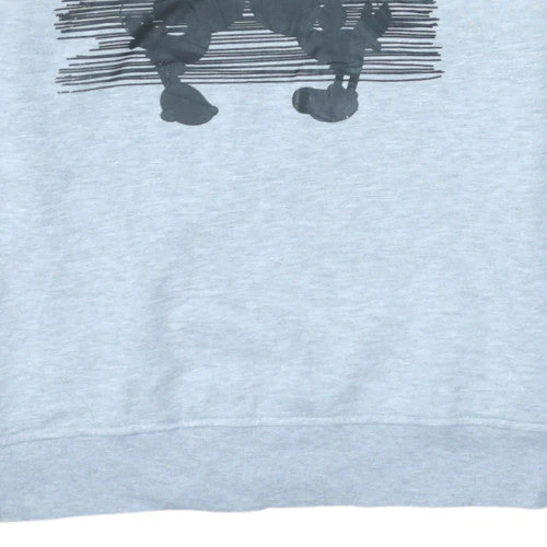 Disney x Primark Women's Grey Mickey Sweatshirt Size S 10/12 Crew Neck Pullover - Image 7