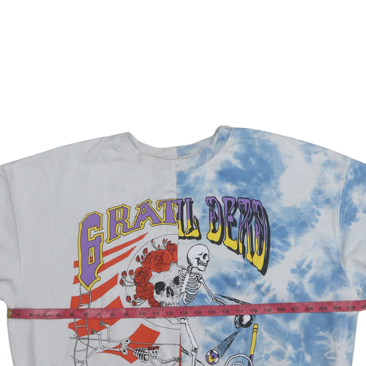 Divided Women Blue Tie-Dye Grateful Dead Graphic Sweatshirt Size L - Image 2