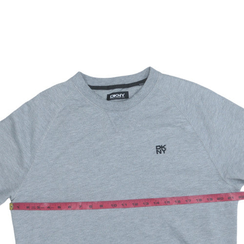 DKNY Men's Grey Classic Fit Crew Neck Pullover Sweatshirt Size M - Image 2