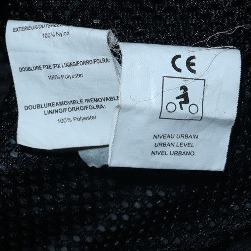 DMP Women's Black Motorcycle Jacket Size 12 Windproof Lined Nylon - Image 5