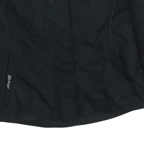 DMP Women's Black Motorcycle Jacket Size 12 Windproof Lined Nylon - Image 8
