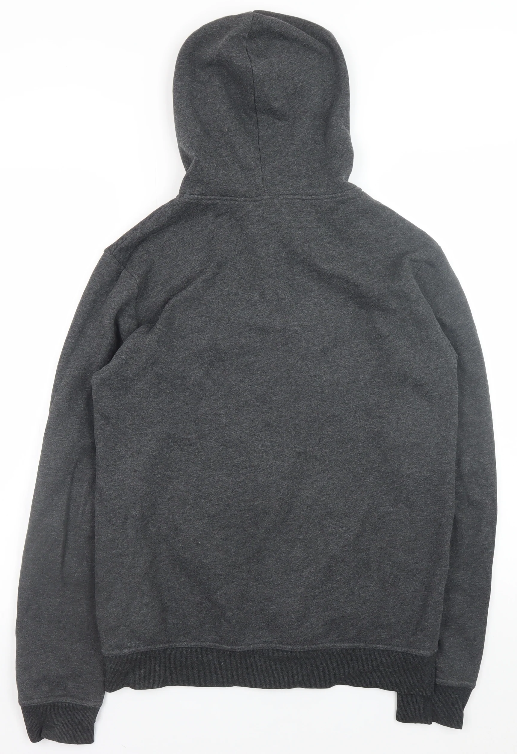 Domyos Men's Grey Full Zip Hoodie M Training Dept Athletic Sweatshirt - Image 3