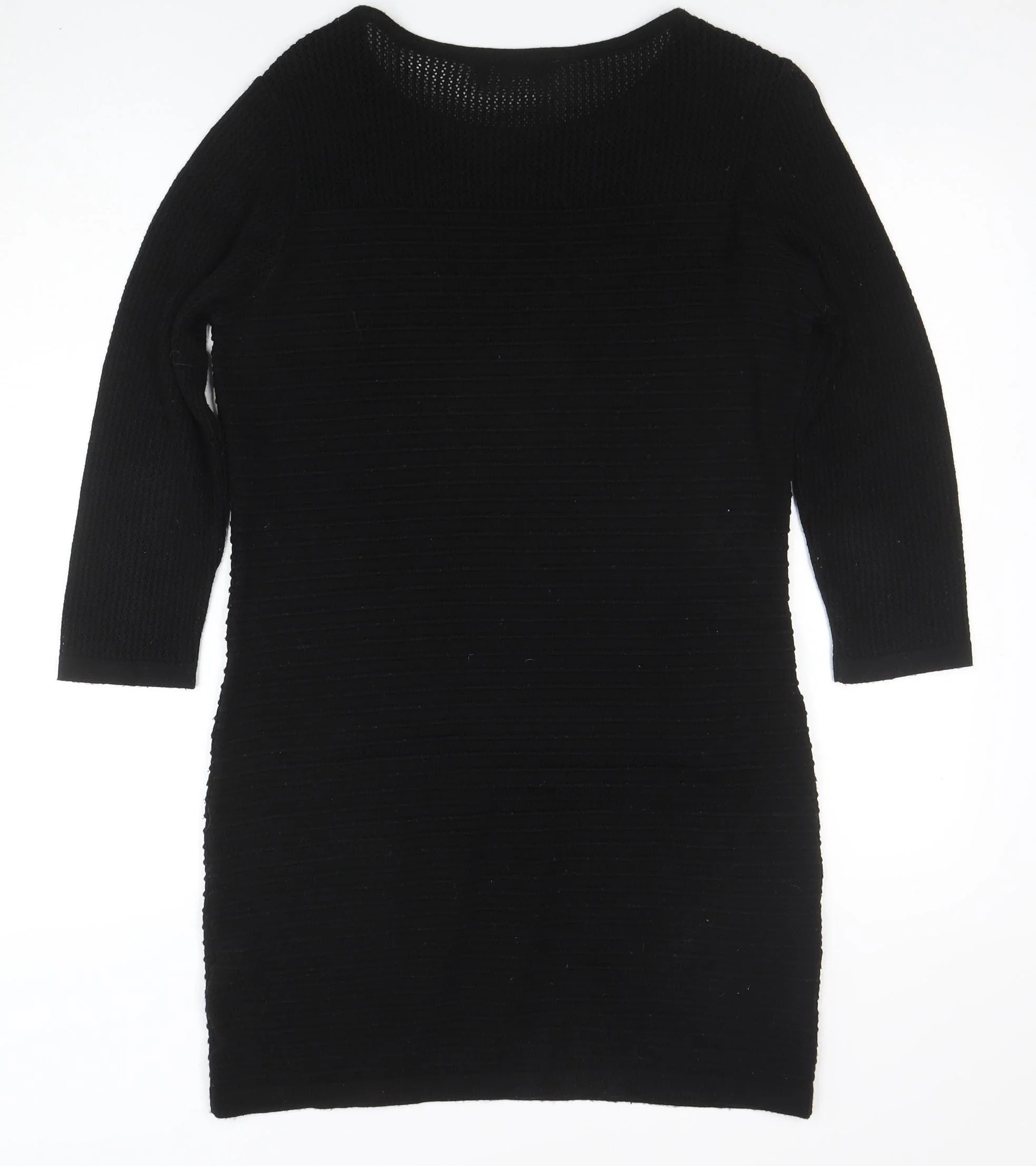 Dorothy Perkins Women’s Black Size 12 Bodycon Knit Dress - Image 3