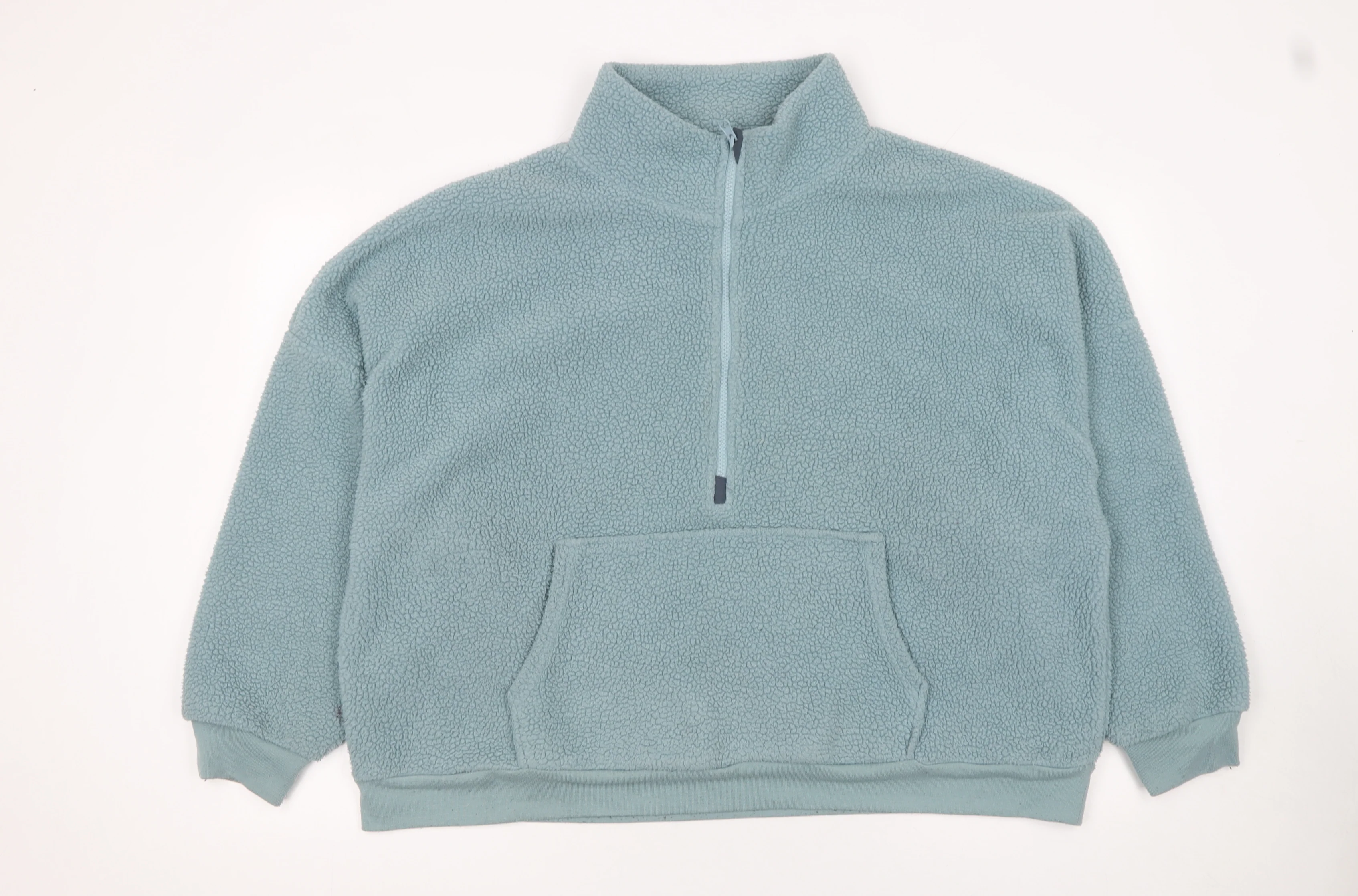 Dunnes Stores Men’s Blue Fleece 1/4 Zip Pullover Sweatshirt XL