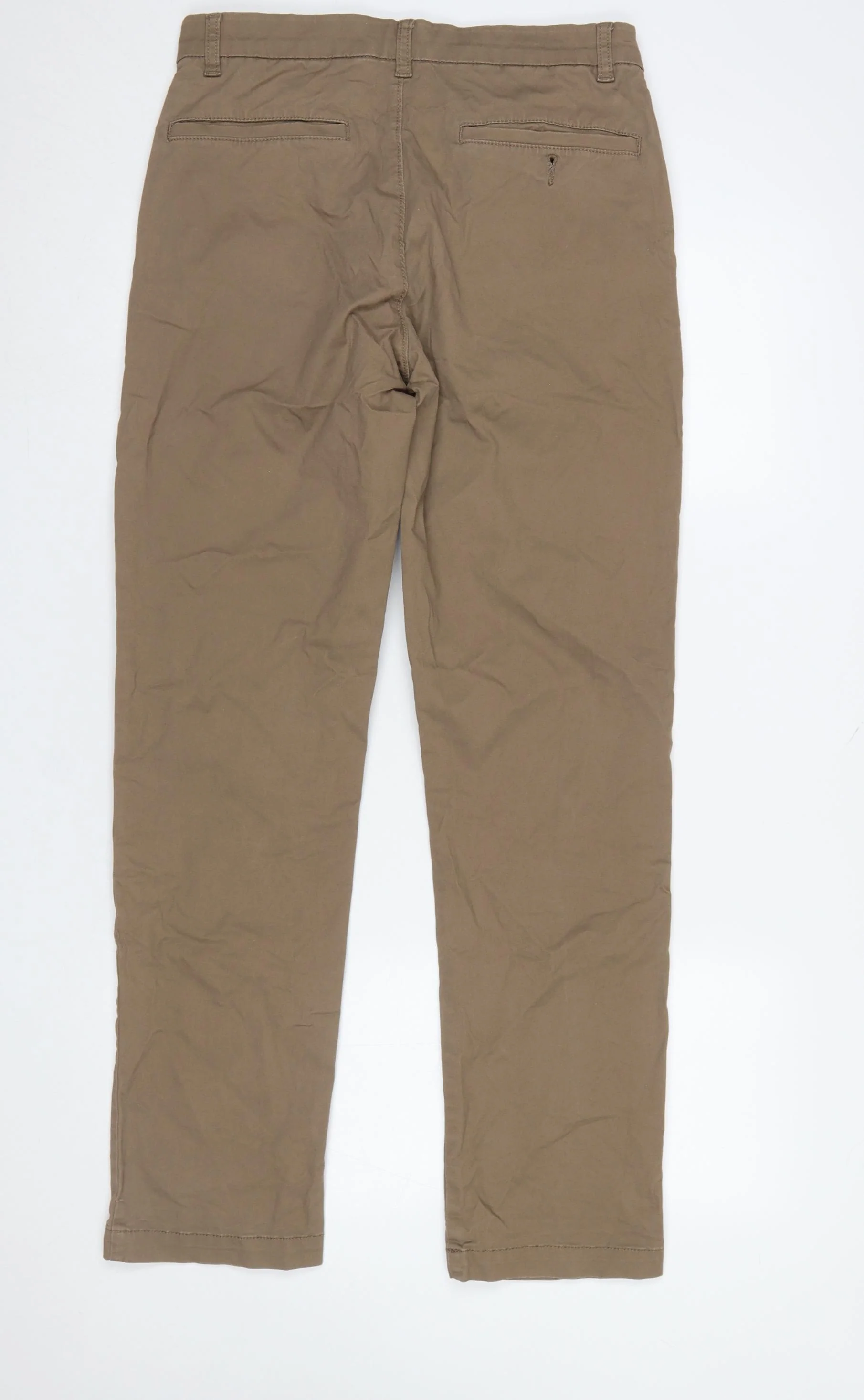 Dunnes Stores Men's Beige Chino Trousers 30W 32L Cotton Casual - Image 3