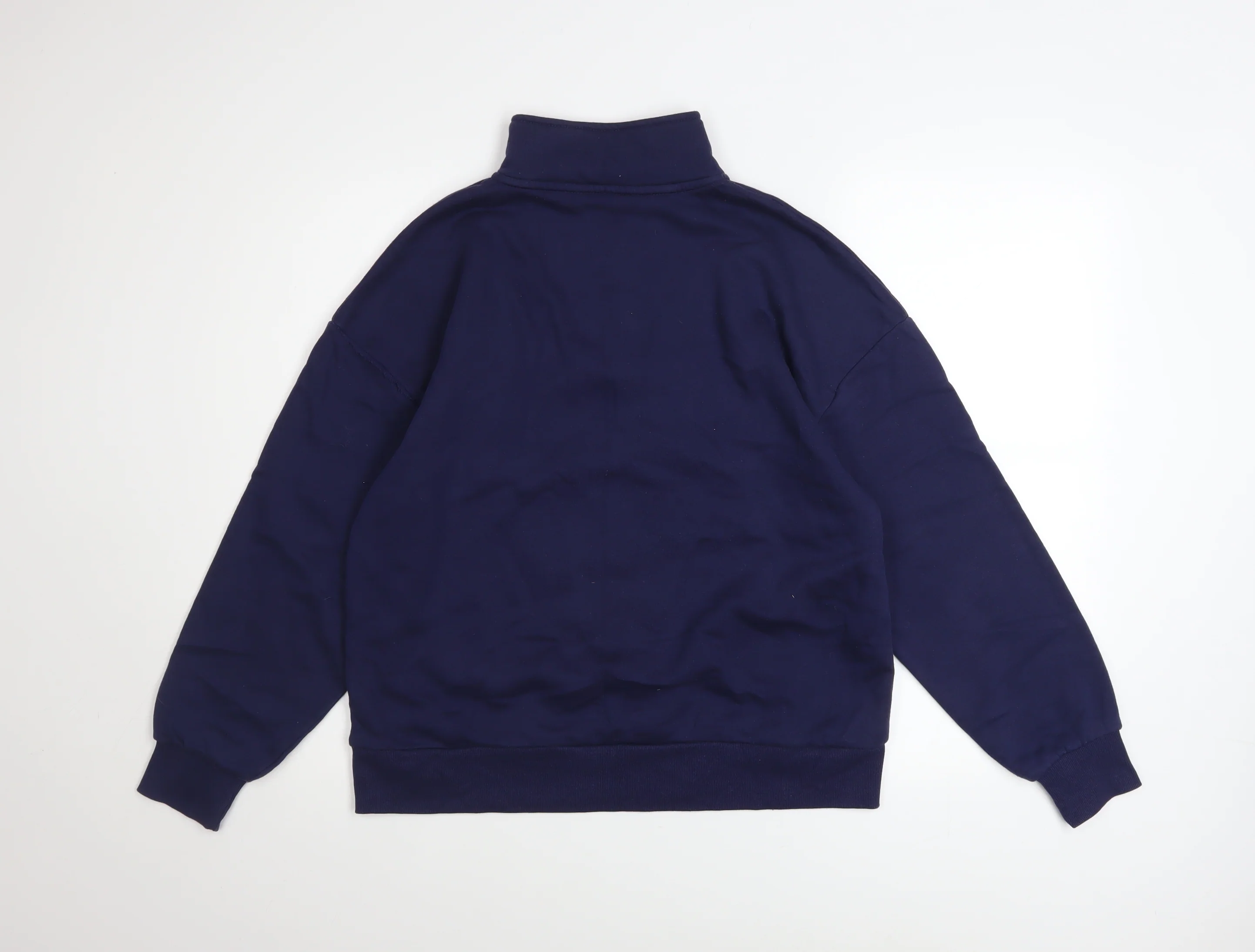 Dunnes Stores Women’s Navy 1/2 Zip Michigan Sweatshirt XS - Image 3