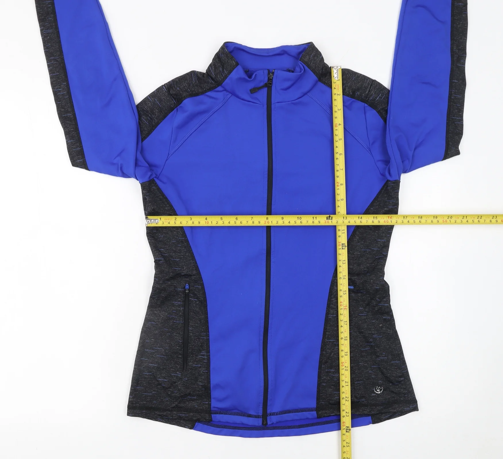 Dunnes Stores Womens Blue Slim Fit Track Jacket Size 10 - Image 2