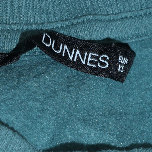Dunnes Women’s Green Pullover Sweatshirt XS Crew Neck Casual - Image 5