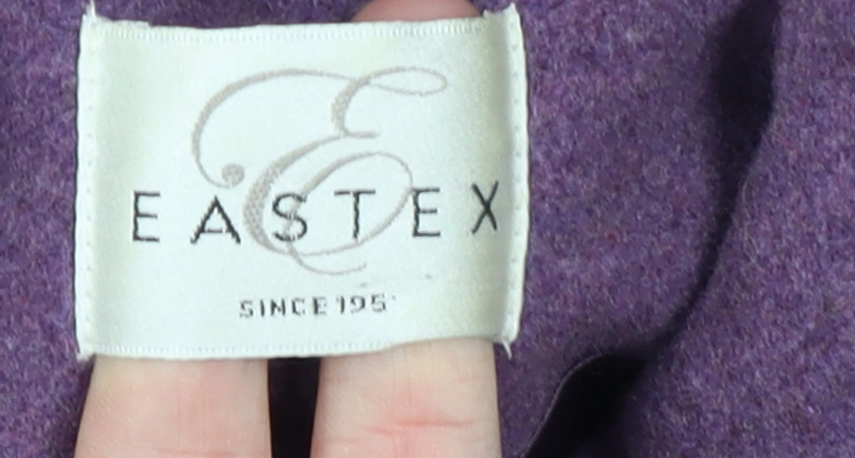 Eastex Women Purple Wool Blend Mid-Length Pea Coat Size 16 - Image 4