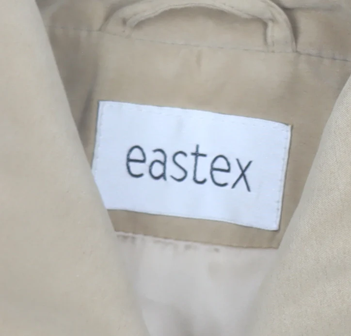 Eastex Women’s Beige Quilted Mid-Length Coat Size 12 - Image 6