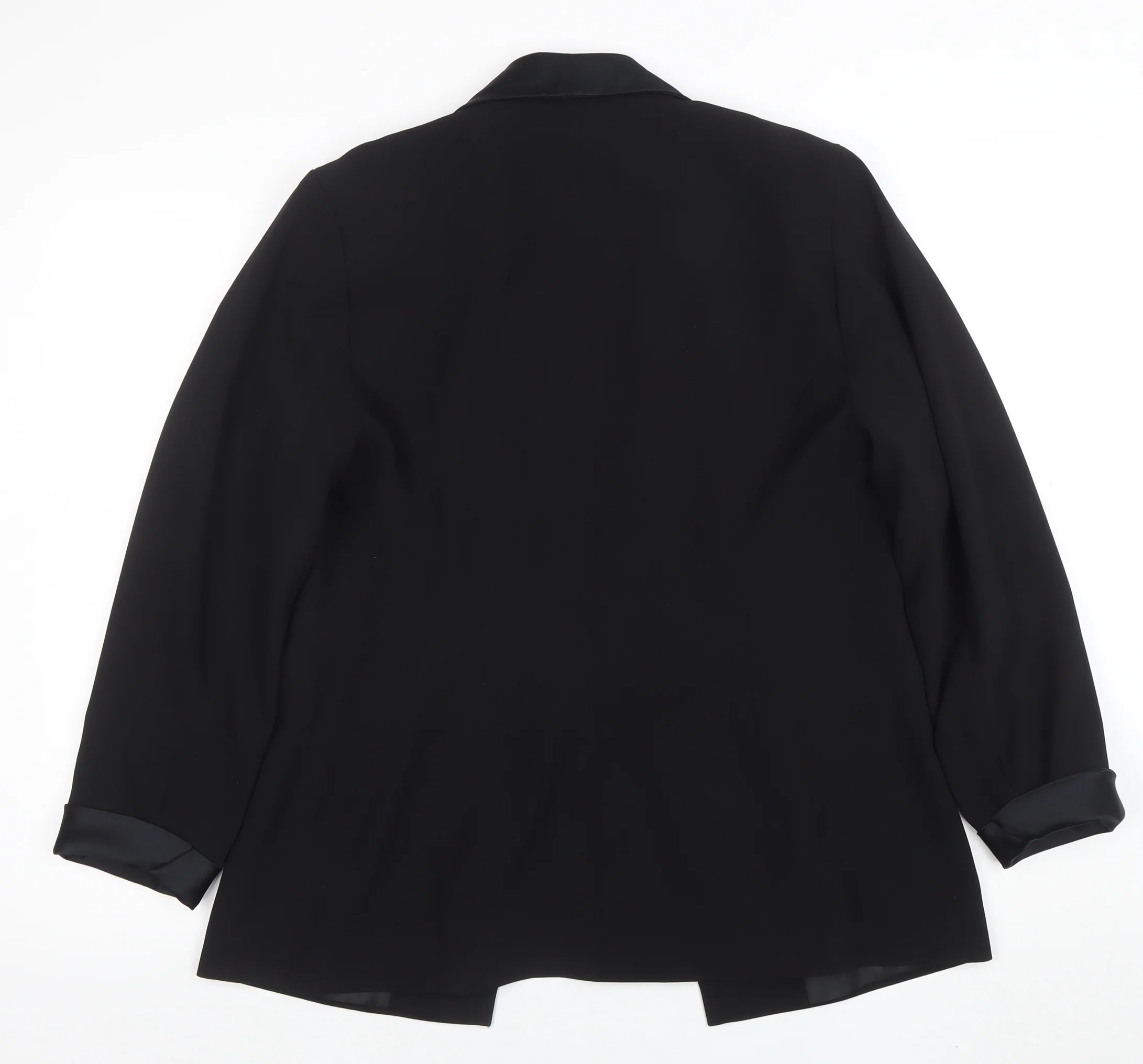 Eastex Women's Black Size 14 Shawl Collar Tuxedo Blazer - Image 3
