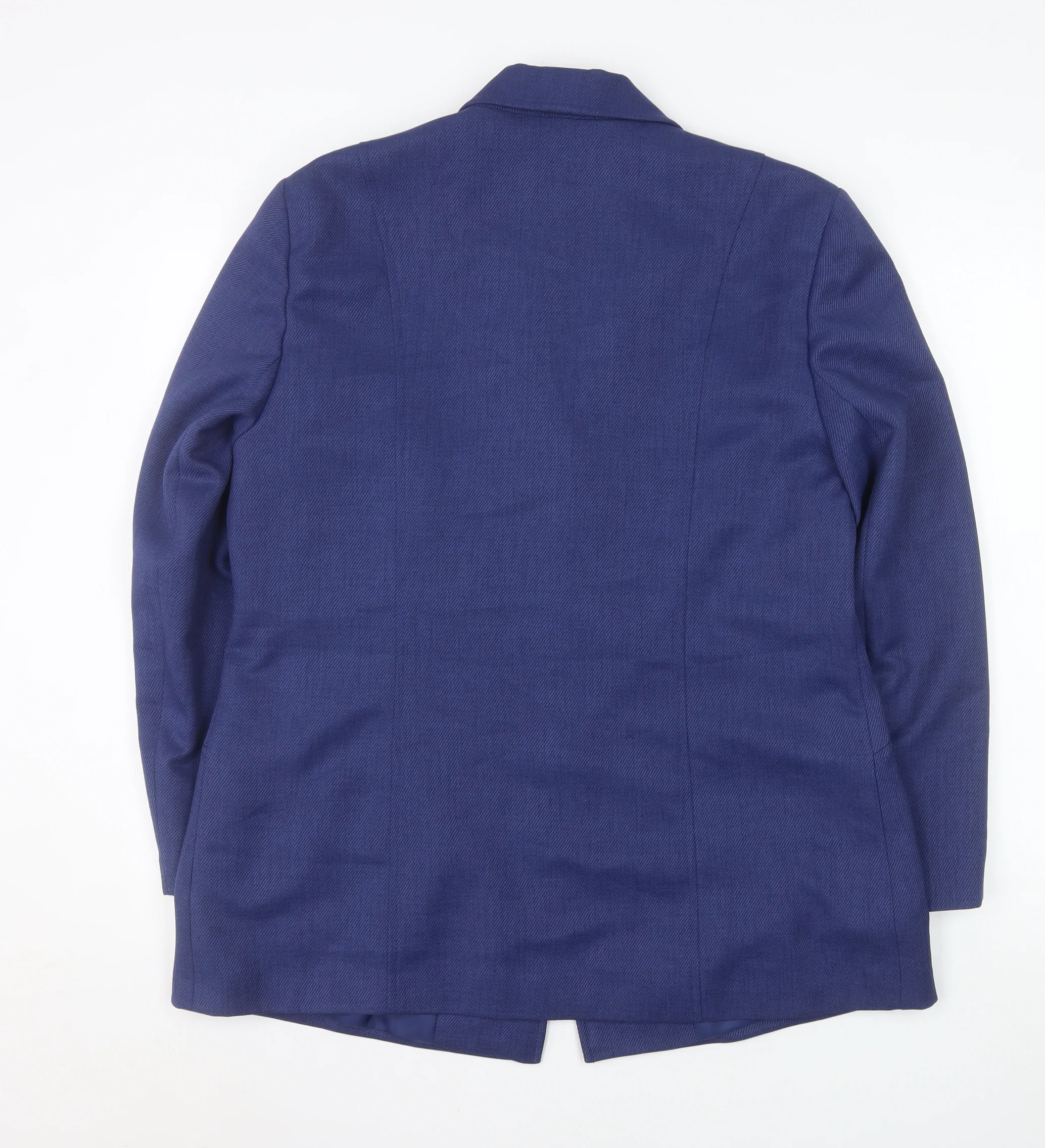Eastex Women's Blue Size 16 Classic Two-Button Blazer - Image 3