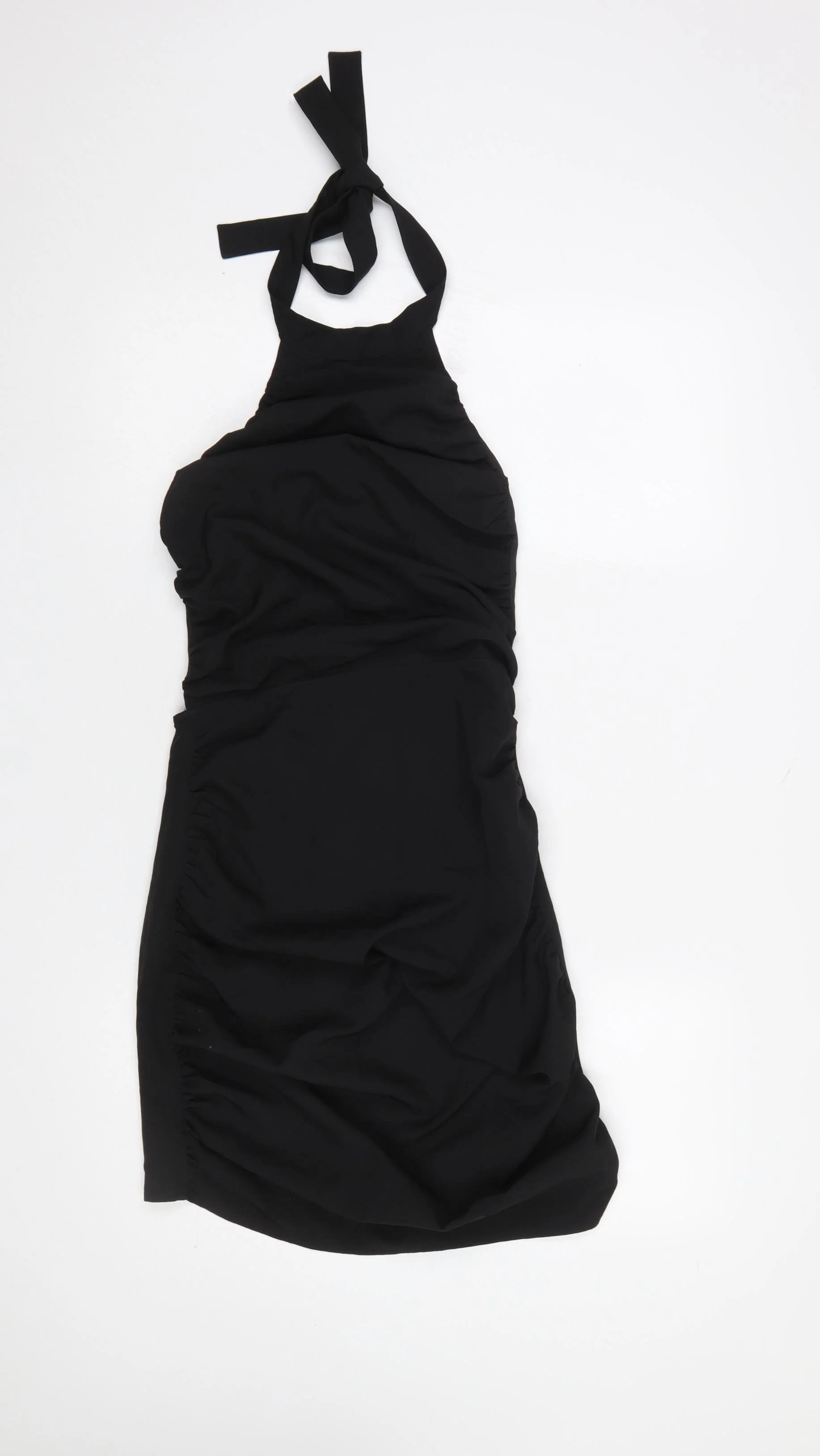 EGO Women’s Black Size 8 Halter Bodycon Party Dress