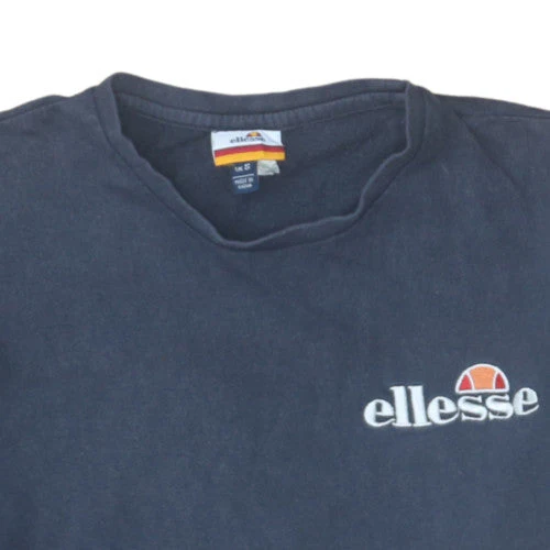 Ellesse Men’s Blue Cotton Short Sleeve Crew Neck Logo T-Shirt Size S - Image 8