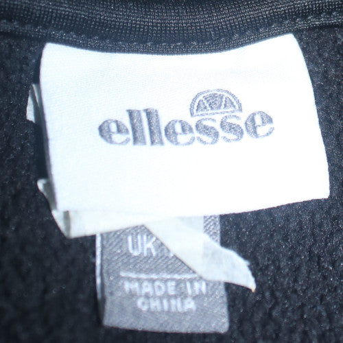 Ellesse Men’s Blue Fleece Pullover Hoodie Size M 1/2 Zip Lightweight - Image 6