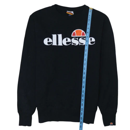 Ellesse Men's Black Crew Neck Pullover Sweatshirt M - Image 3