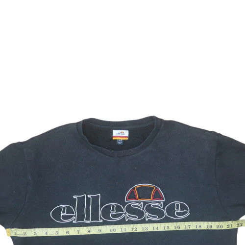 Ellesse Men's Blue Embroidered Logo Pullover Sweatshirt M - Image 3