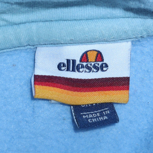 Ellesse Mens Blue Pullover Hoodie M Hooded Sweatshirt Fleece - Image 5