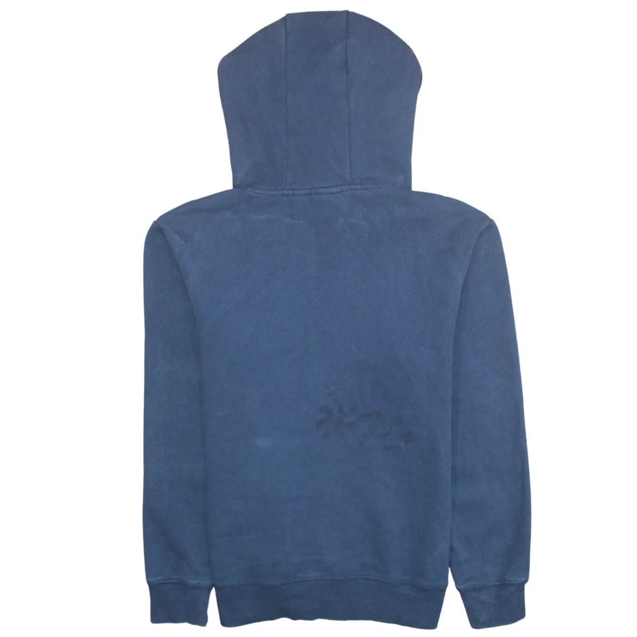 Ellesse Men's Blue Pullover Hoodie Small Logo Fleece Sweatshirt - Image 4