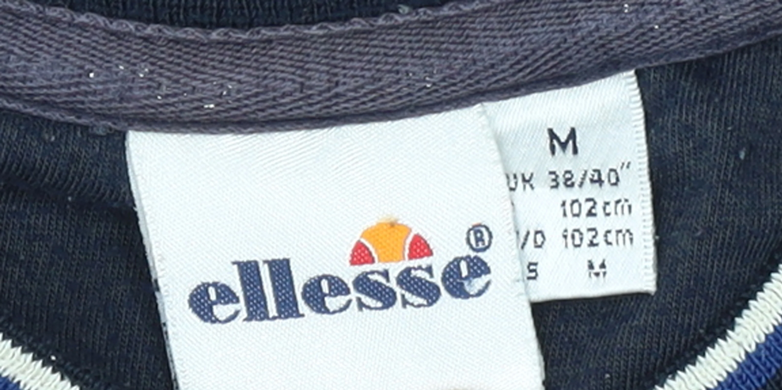 Ellesse Men's Blue Pullover Sweatshirt M Crew Neck Logo Sport - Image 5