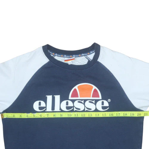 Ellesse Men's Blue XS Logo Pullover Sweatshirt Crew Neck - Image 3