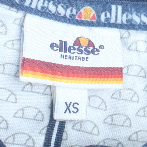 Ellesse Men's Blue XS Logo Pullover Sweatshirt Crew Neck - Image 5