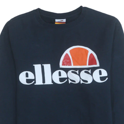 Ellesse Men's Blue XS Sweatshirt Crew Neck Pullover Logo Jumper - Image 7
