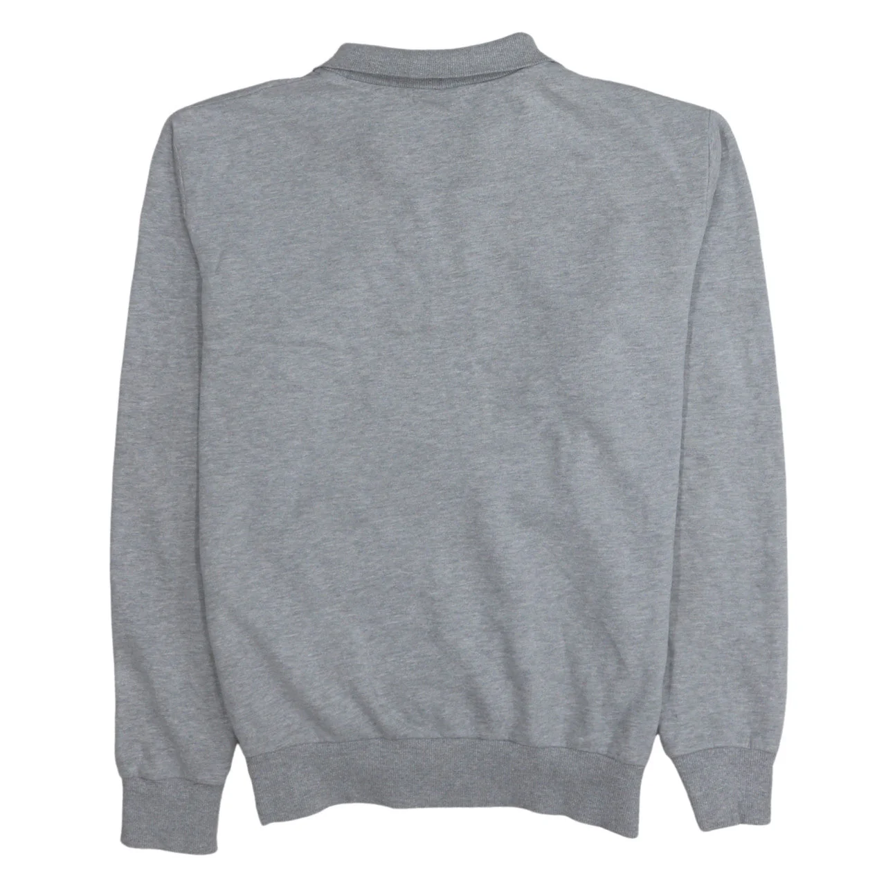 Ellesse Mens Grey 1/4 Zip Fleece Sweatshirt Size M Sports Logo Top - Image 4