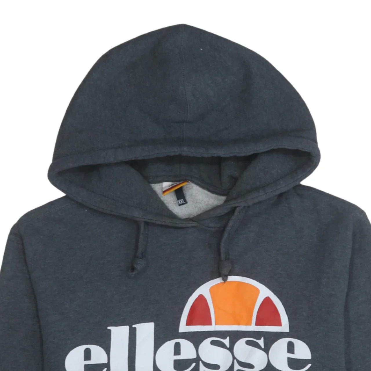 Ellesse Men's Grey 2XL Pullover Hoodie with Logo Print - Image 8