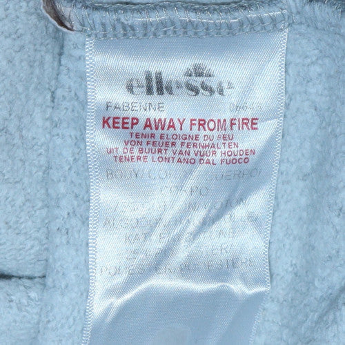 Ellesse Mens Grey Crew Neck Sweatshirt S Classic Logo Pullover - Image 6