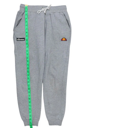 Ellesse Men's Grey Jogger Sweatpants Size M Cotton Blend Tapered Fit - Image 2