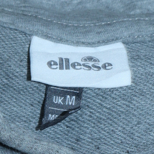 Ellesse Men's Grey Pullover Hoodie Medium Regular Fit Graphic Logo Sweatshirt - Image 6