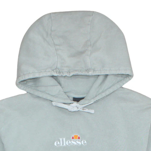 Ellesse Men's Grey Pullover Hoodie Size M Regular Fit Cotton - Image 8