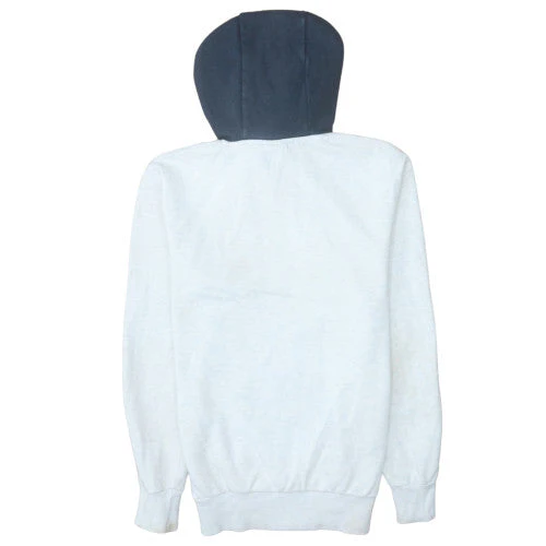 Ellesse Men's Grey Pullover Hoodie Small Logo Sportswear - Image 4