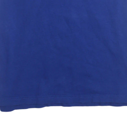 Ellesse Men's Navy Blue Colourblock Crew Neck T-Shirt XS - Image 7